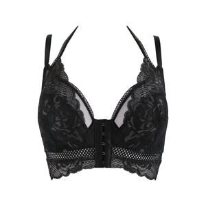 NEW Pour Moi Front Fastening Bralette sz 34C Black Ooo La La Front Fastening bra